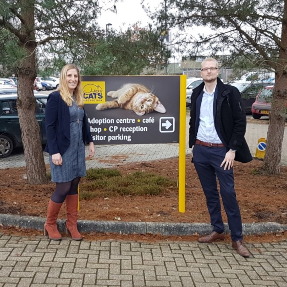 ProtectaPet visit Cats Protection Headquarters
