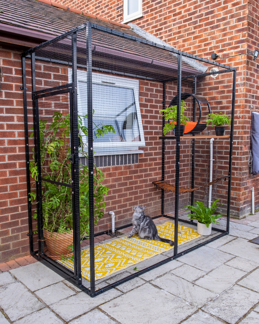 ProtectaPet® Polypropylene Cat Fence Mesh 2.4m Wide