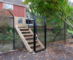 Cat Enclosure Fencing Patio
