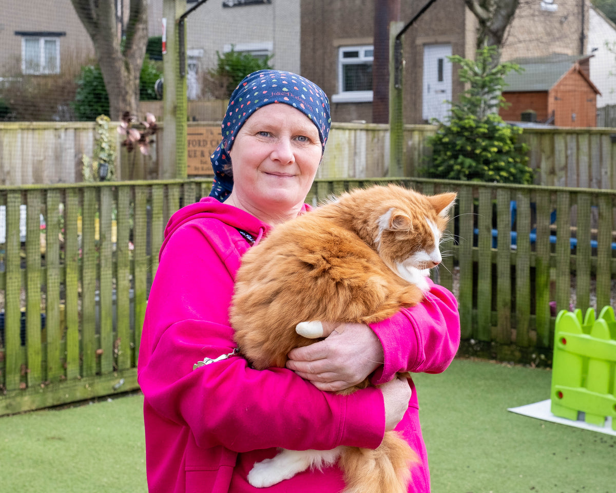 Katie Lloyd at Bradford Cat Watch Rescue and Sanctuary