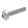 24 M6 x 30mm Pozi Pan Screws