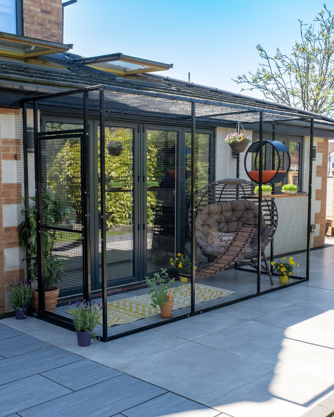 ProtectaPet® Catio Steel Framed Cat Enclosure Kit (3.6m x 1.2m)