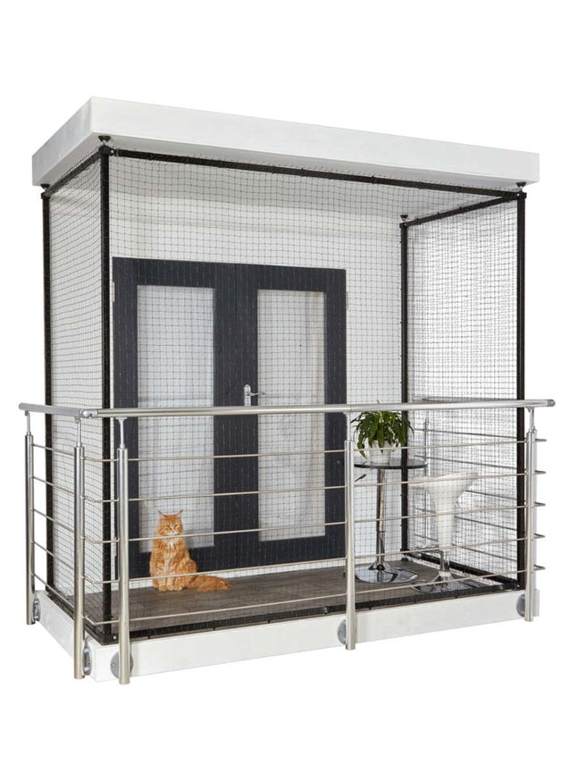 ProtectaPet® Cat Balcony Framed Enclosure Kit