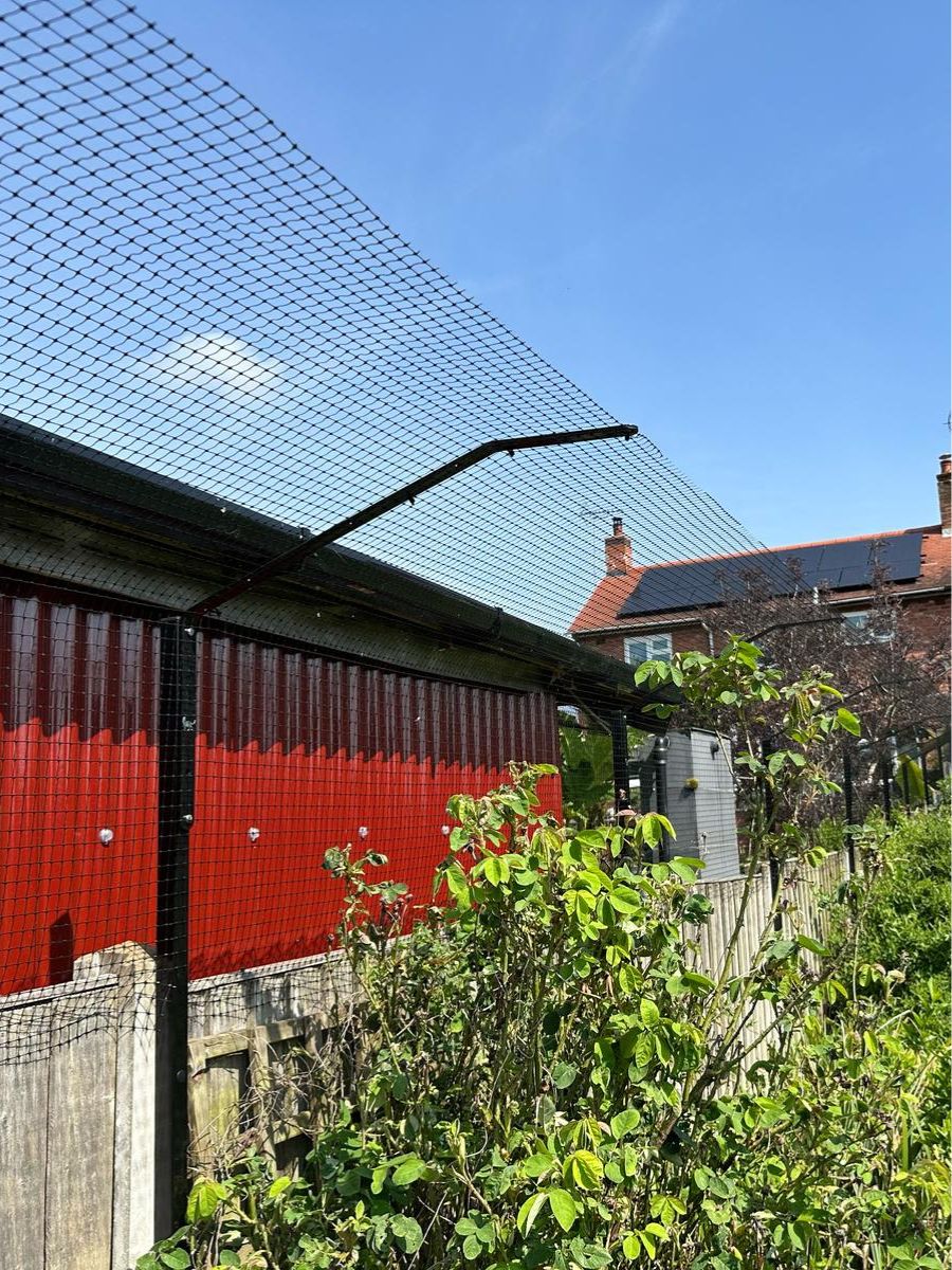 ProtectaPet® Wandpaal voor Kattenomheining