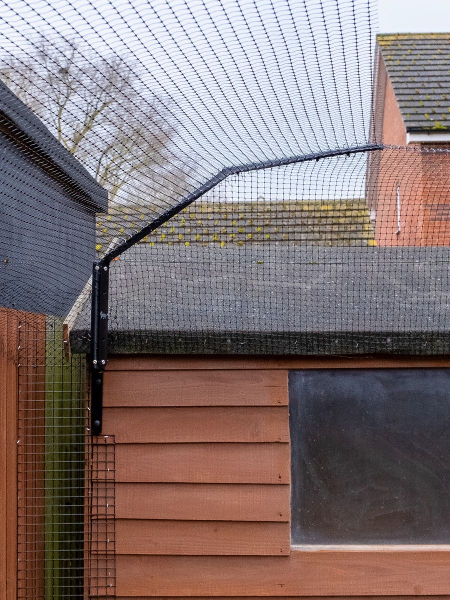 ProtectaPet® Eckadapter für Katzenzaun
