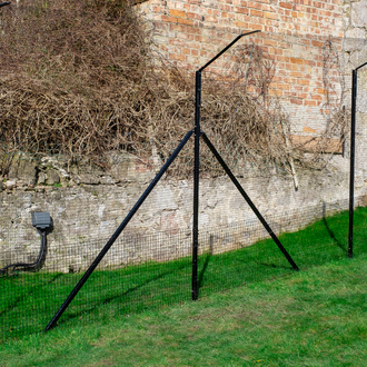 cat enclosure on grass