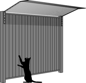 Clôtures antifugue chat