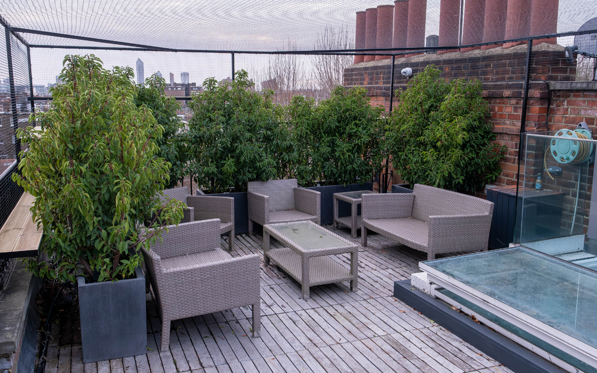 Catio on Roof Terrace Apartment Living for Cats ProtectaPet
