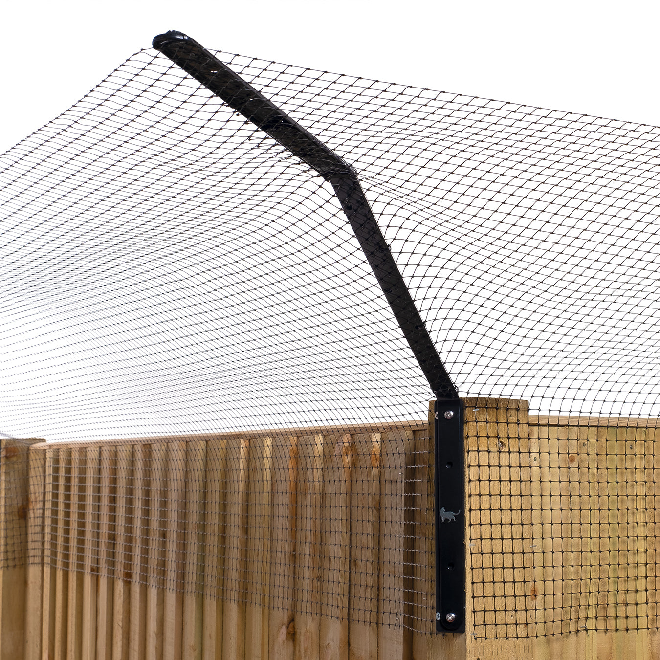 ProtectaPet® Eckverlängerung für Katzenzaun