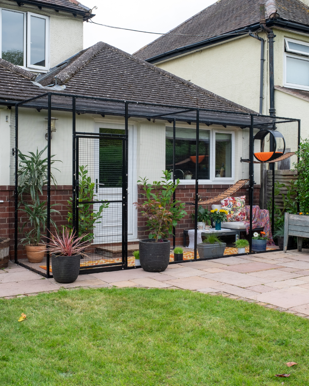 ProtectaPet® Catio Steel Framed Cat Enclosure Kit (4.8m x 1.2m)