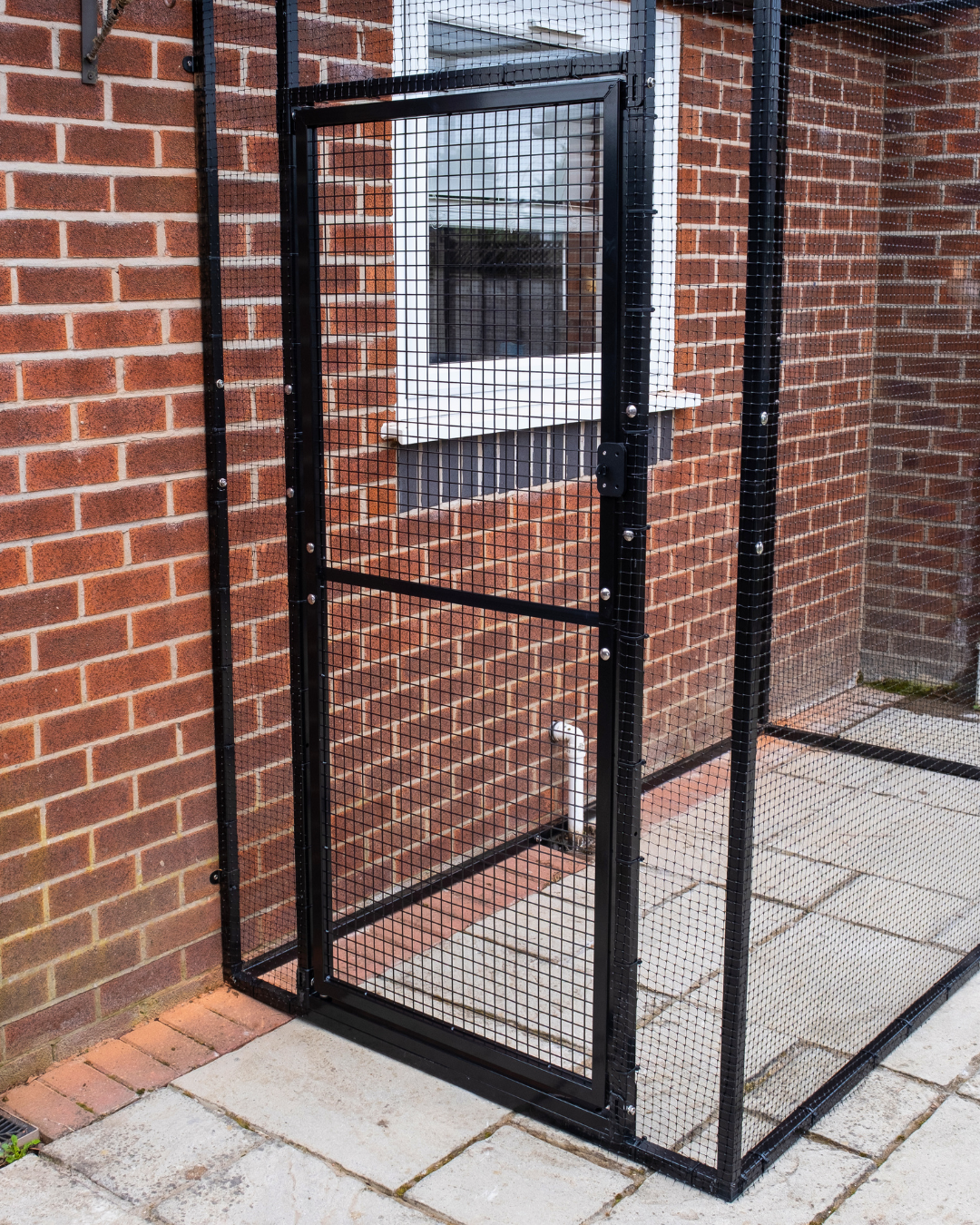 ProtectaPet® Catio – Stalen Kattenrennen Kit (2,4 m × 1,2 m)