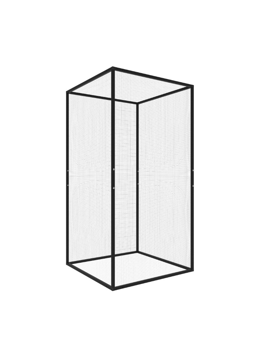 ProtectaPet® Catio – Stalen Kattenrennen Kit (1,2 m × 1,2 m)