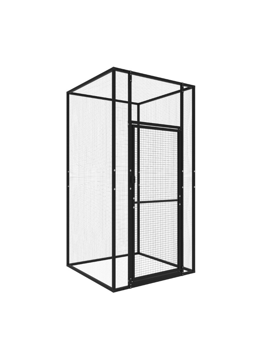 ProtectaPet® Catio – Stalen Kattenrennen Kit (1,2 m × 1,2 m)