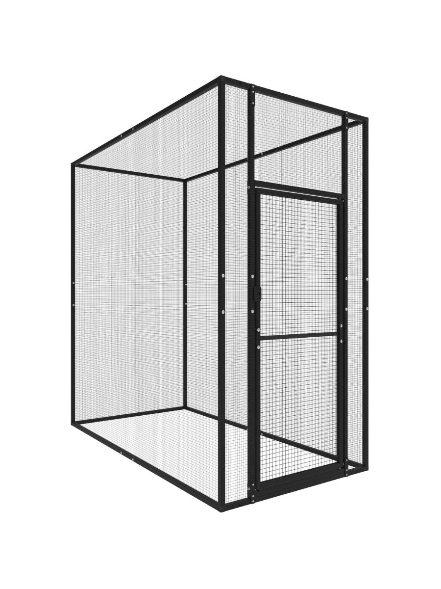 ProtectaPet® Catio – Stalen Kattenrennen Kit (2,4 m × 1,2 m)