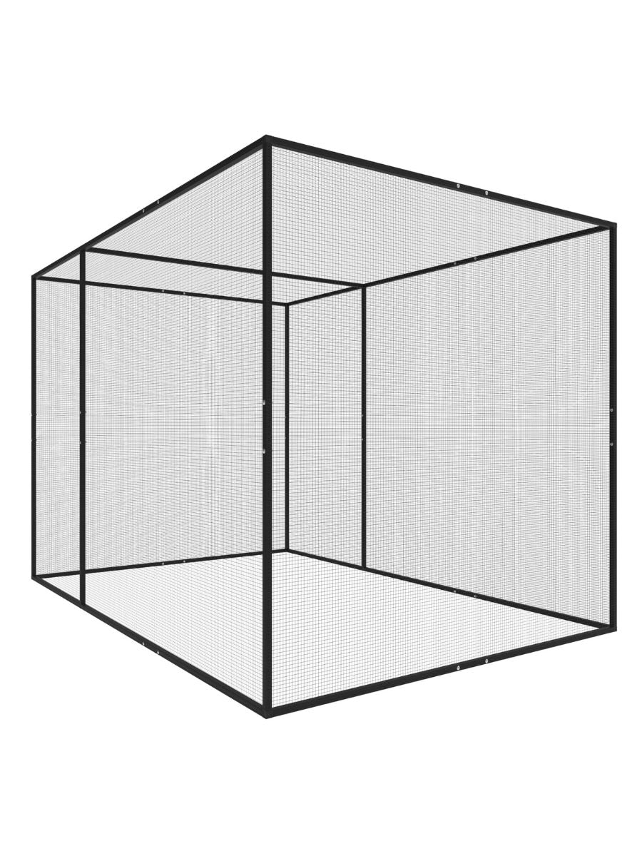 Kit d’enclos pour chats Catio ProtectaPet® à structure en acier (3,6 m x 2,4 m)