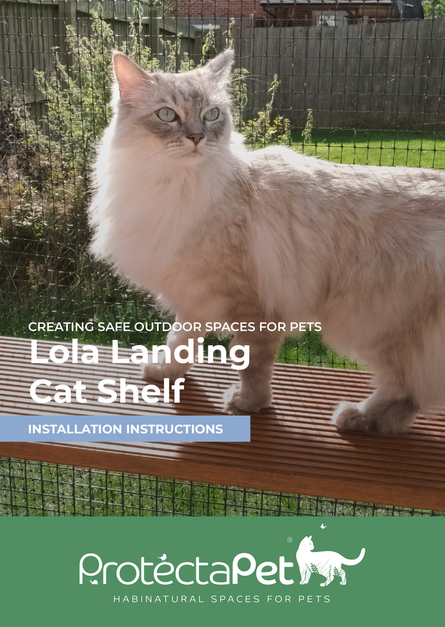 Anleitung für das Lola Landing Cat Shelf