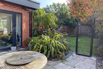 cat enclosure attached to house