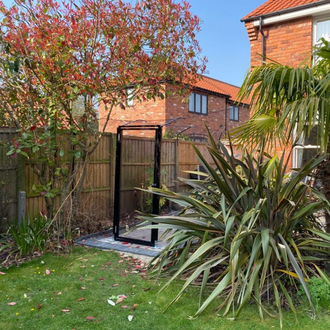 cat enclosure on patio