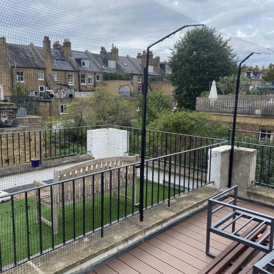 ProtectaPet Cat Enclosure Post for Railings