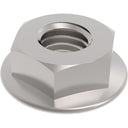 16 M8 Serragted Flange Nuts