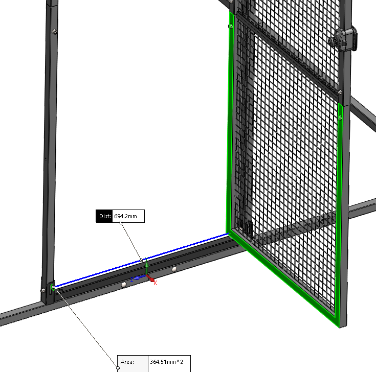 ProtectaPet® Single Cat Enclosure Gate for Patio