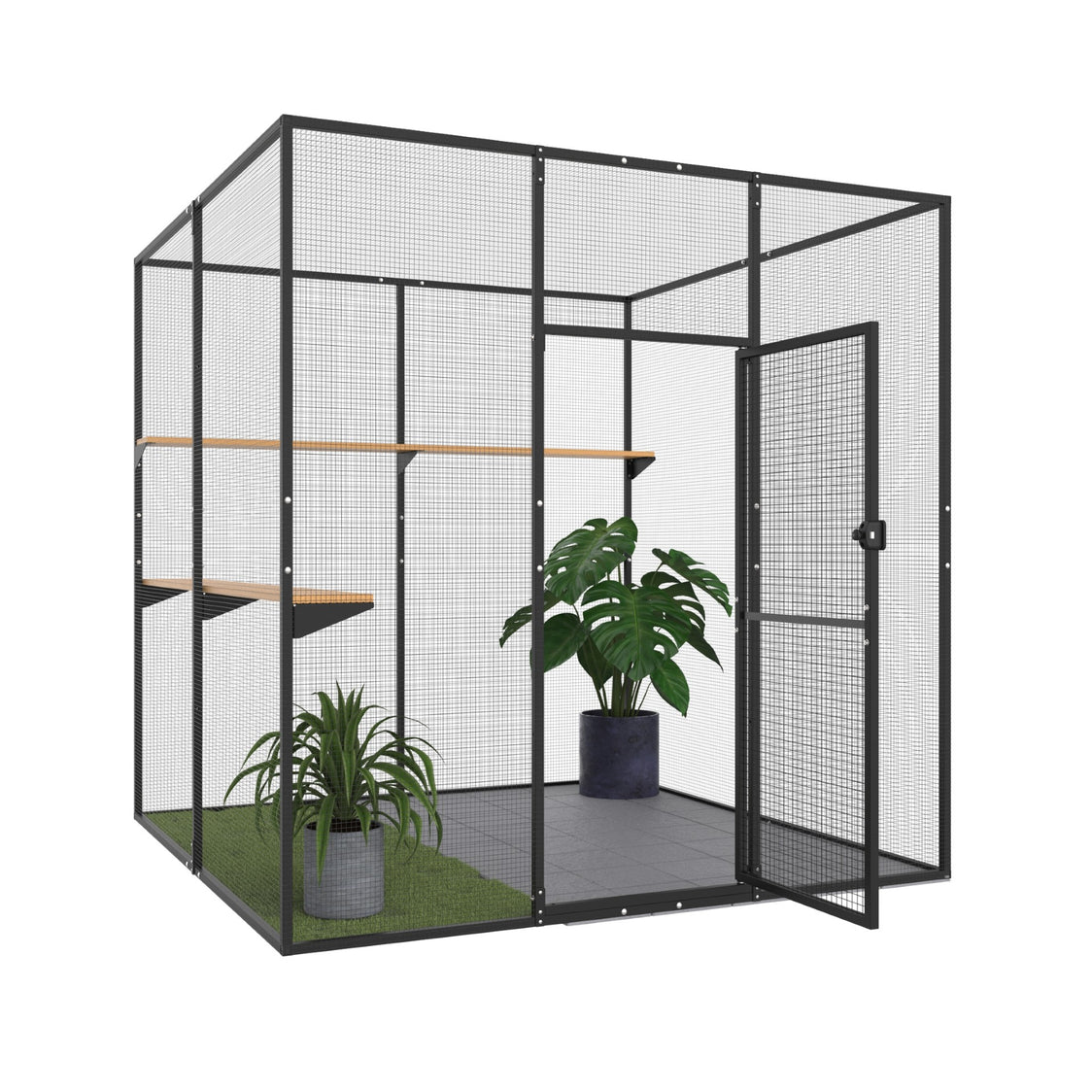 rendered image of protectapet diy catio