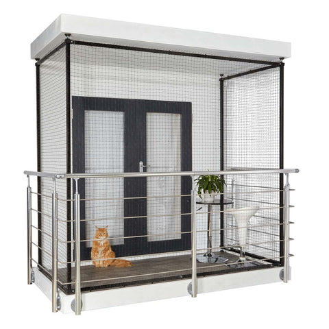 ProtectaPet® Cat Balcony Framed Enclosure Kit